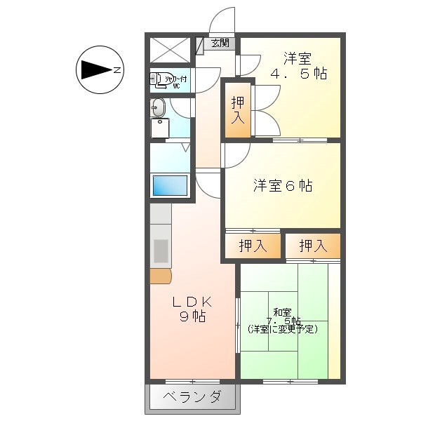 長野県上田市上野 間取り