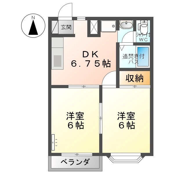 エイペックYT　B棟 間取り