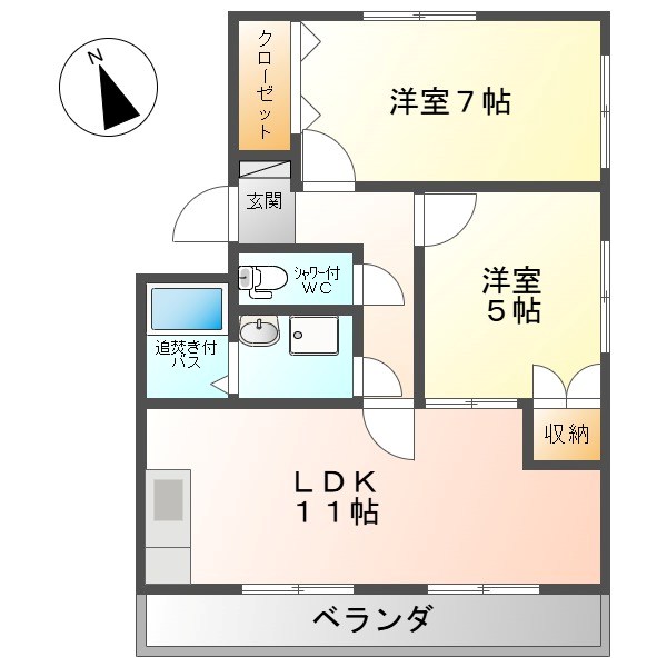 長野県上田市芳田 間取り
