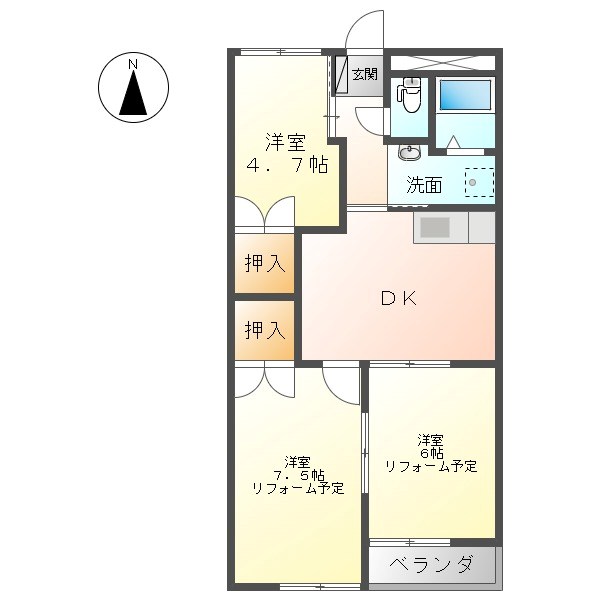 長野県上田市上野 間取り