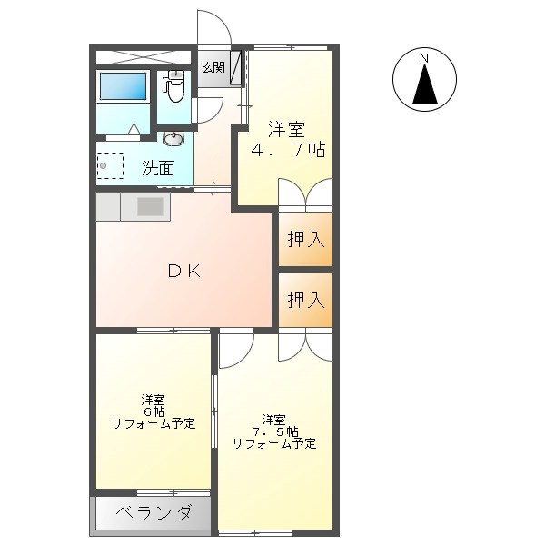 長野県上田市上野 間取り