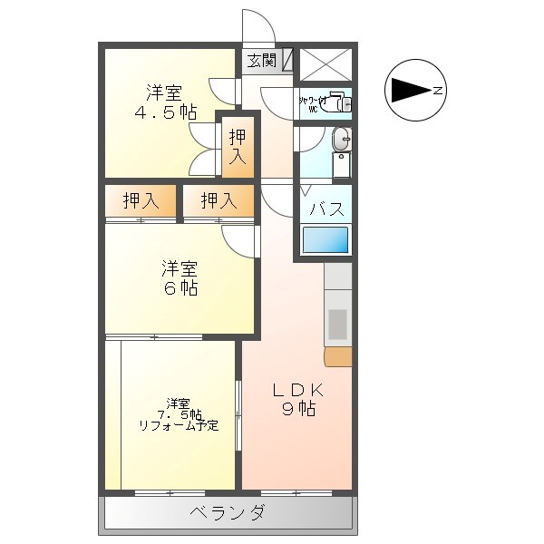 長野県上田市上野 間取り