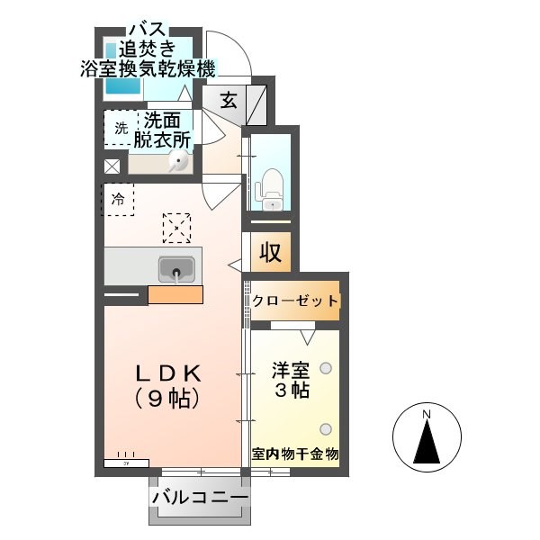 ブルーシエル　Ｂ棟 間取り