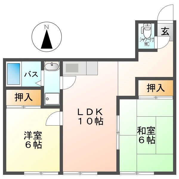 長野県埴科郡坂城町網掛 間取り