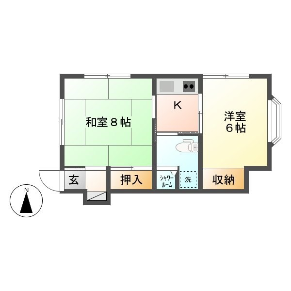 長野県上田市中央北１丁目 間取り
