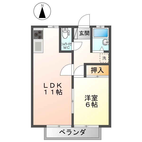 ハイツイワイ 間取り