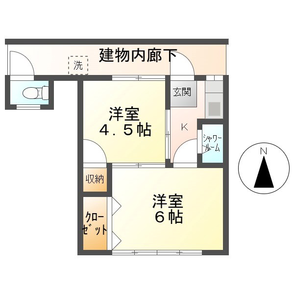 東町荘 間取り