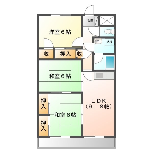 長野県南佐久郡小海町豊里 間取り