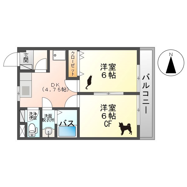 レジデンス古里 間取り