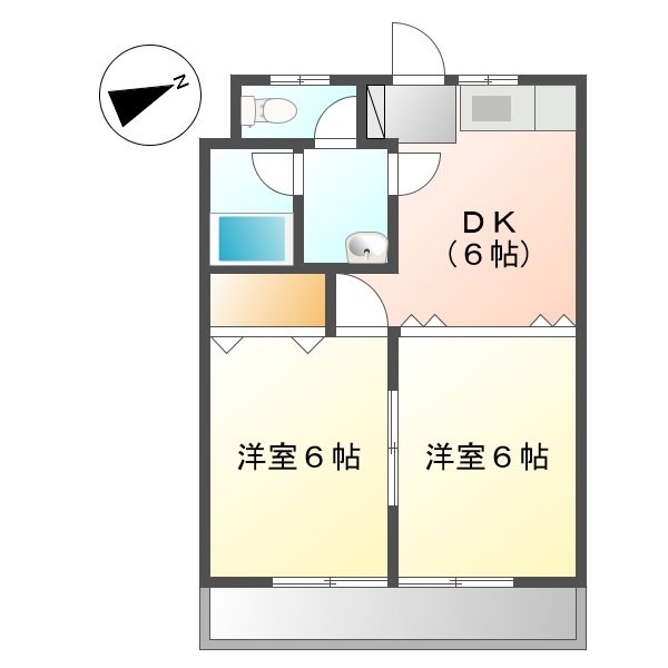 フレール北山 間取り