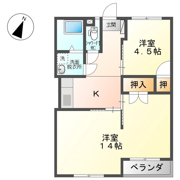 エクセルコーポ材木町 間取り
