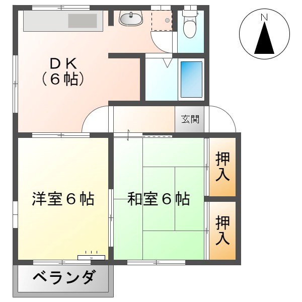 長野県上田市林之郷 間取り