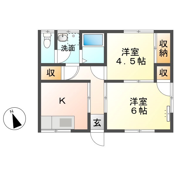 井上貸住宅 間取り