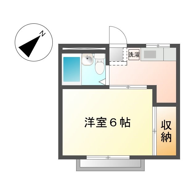 サンライズハイツ常田 間取り