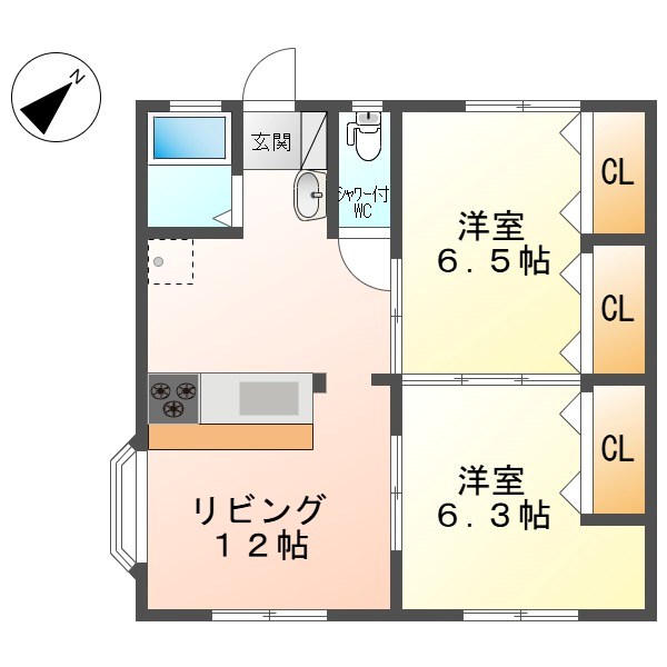 グリーンハイツ 間取り