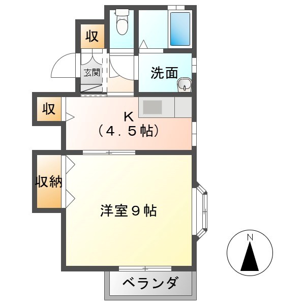 ホシバコーポ 間取り