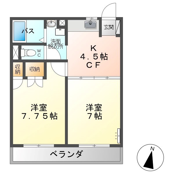 長野県上田市芳田 間取り