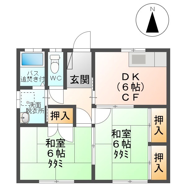 グリーンハイツ秋和 間取り