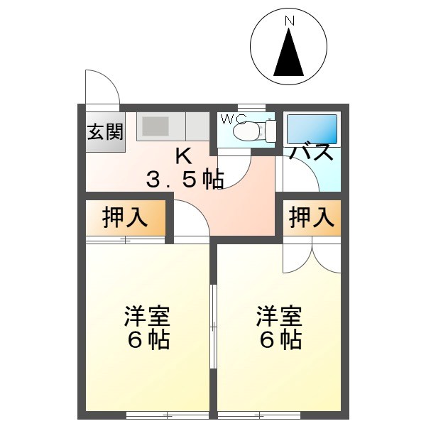 蒼久保サンルートマンション 間取り