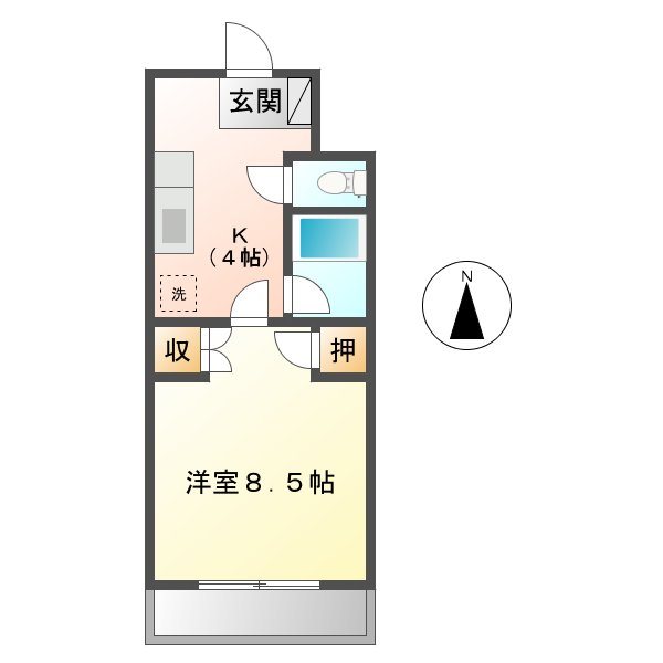 パークタウン小諸A 間取り