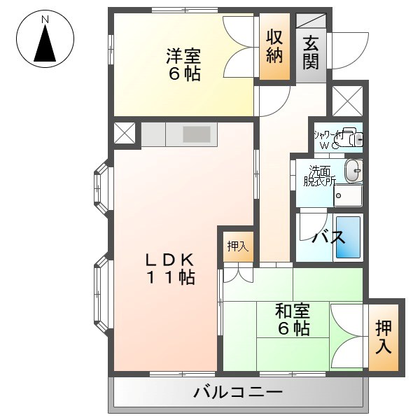 ホワイン　サンビエン 間取り