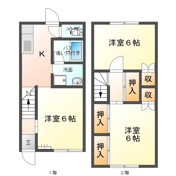 コーポ泉３号棟 間取り