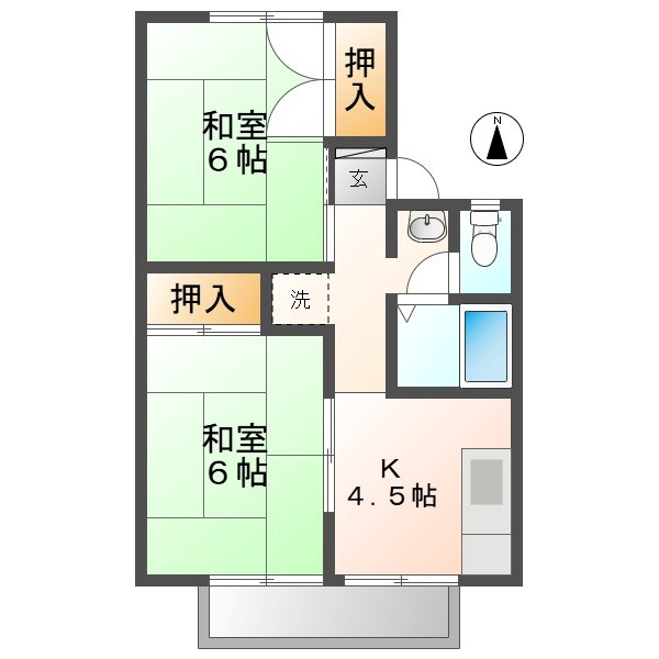 フラワーコーポ 間取り
