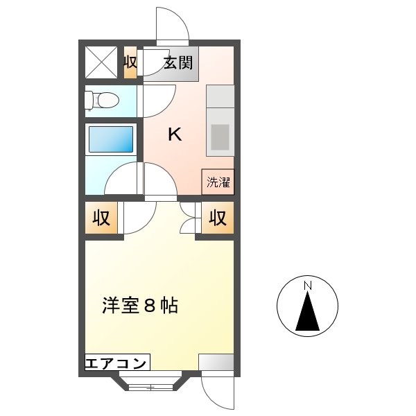 グリーンコート　Ａ 間取り