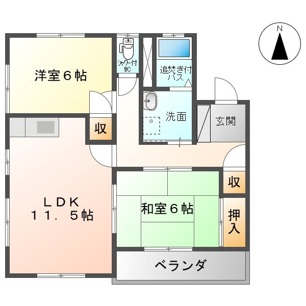 コーポ上原 間取り