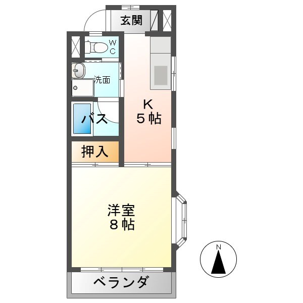 メゾン常入３ 間取り