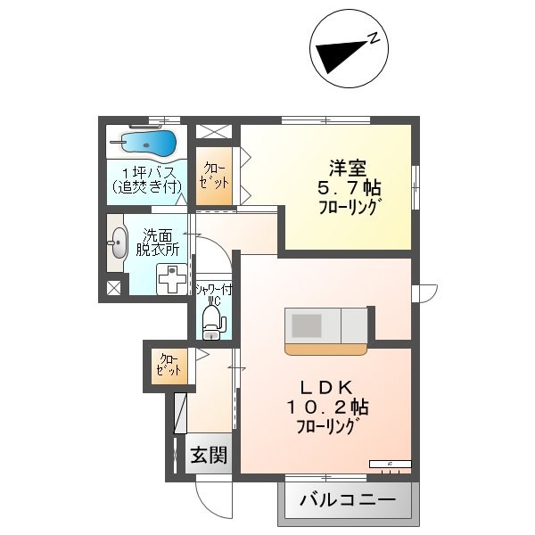 レウニール宮前 間取り