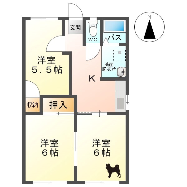 メゾンド大畑Ａ棟 間取り