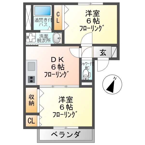 メゾンアプリコット 間取り