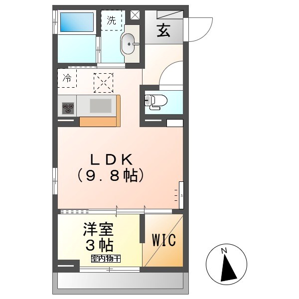 トリシア横町NORTH 間取り