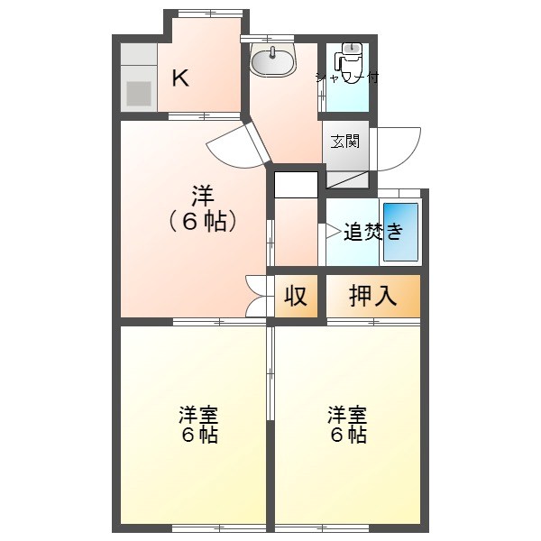 西沖マンション 間取り