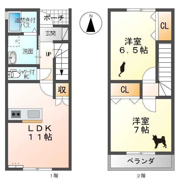 セレッソKAZAWA 間取り