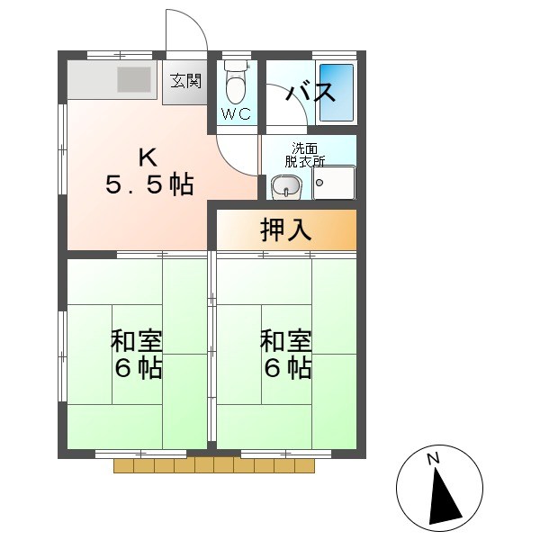 コーポむつみ 間取り