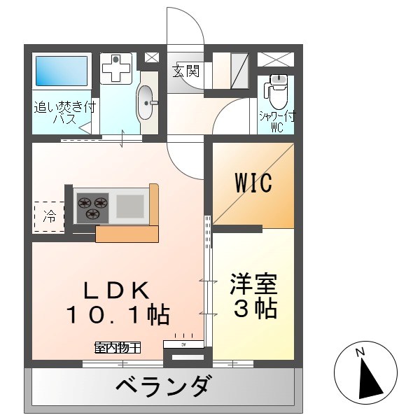 トリシア横町SOUTH 間取り