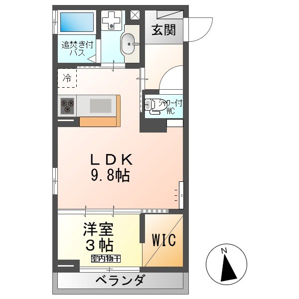 トリシア横町SOUTH 間取り
