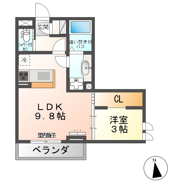 トリシア横町SOUTH 間取り