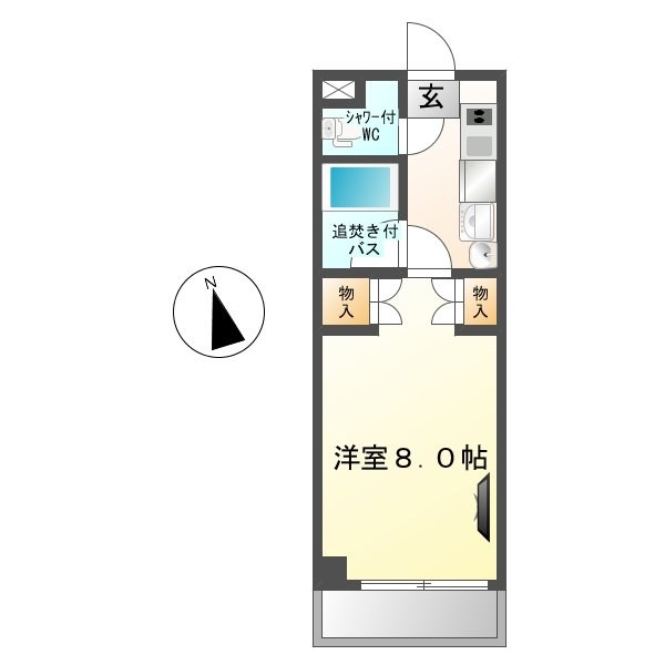 ラヴィアンローズⅡ 間取り