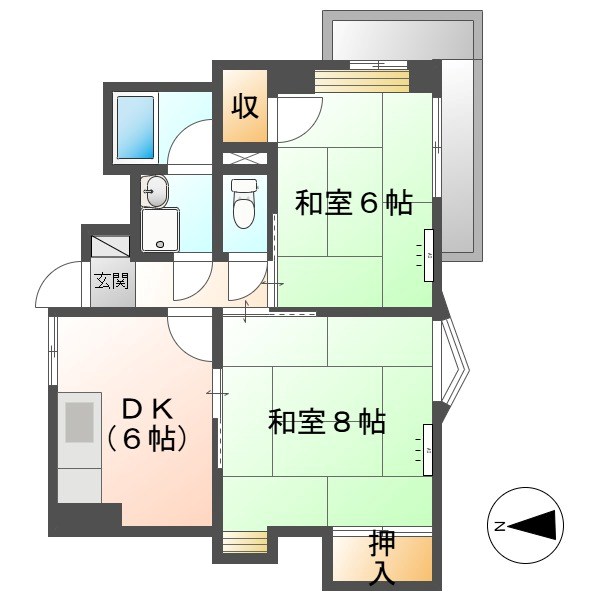 グランシアマンション 間取り
