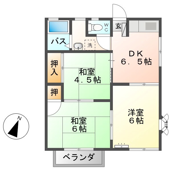 タウニィ中丘 間取り