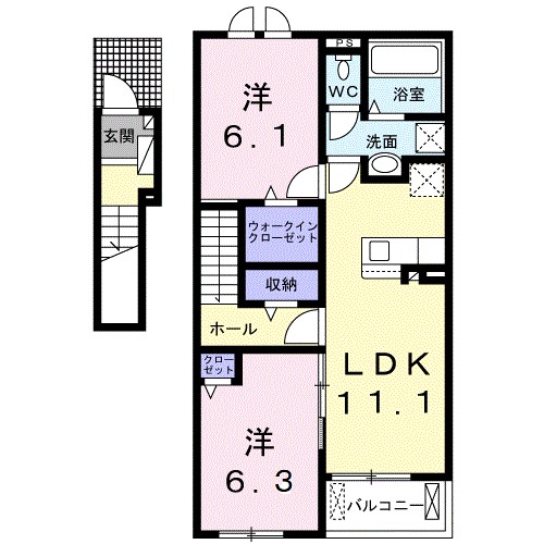 ドリームコート御代田Ａ 間取り