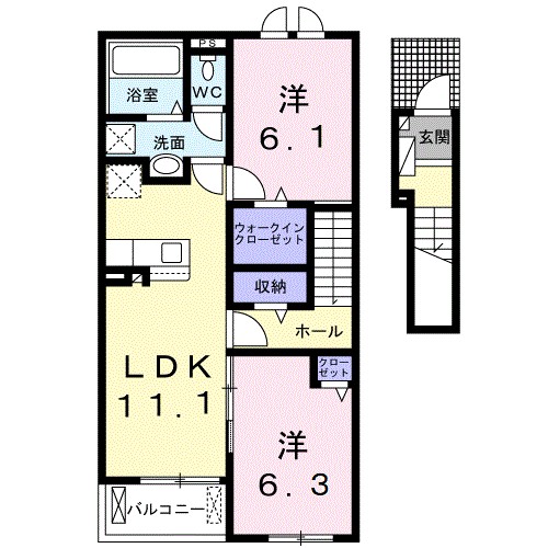 ドリームコート御代田Ａ 間取り