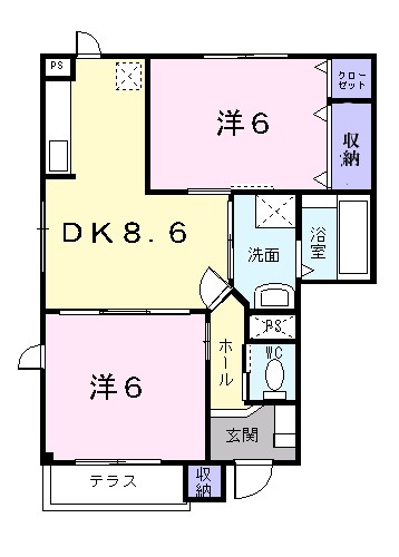 サンヒルズ　Ａ 間取り