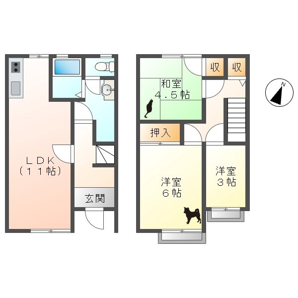 サンテラスルミエール 間取り