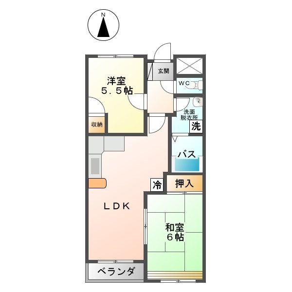 メゾン２１住吉Ａ 間取り