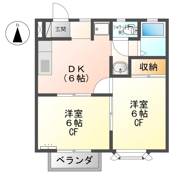 ミスズハイツ 間取り