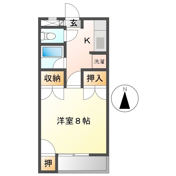 コーポ市川 間取り